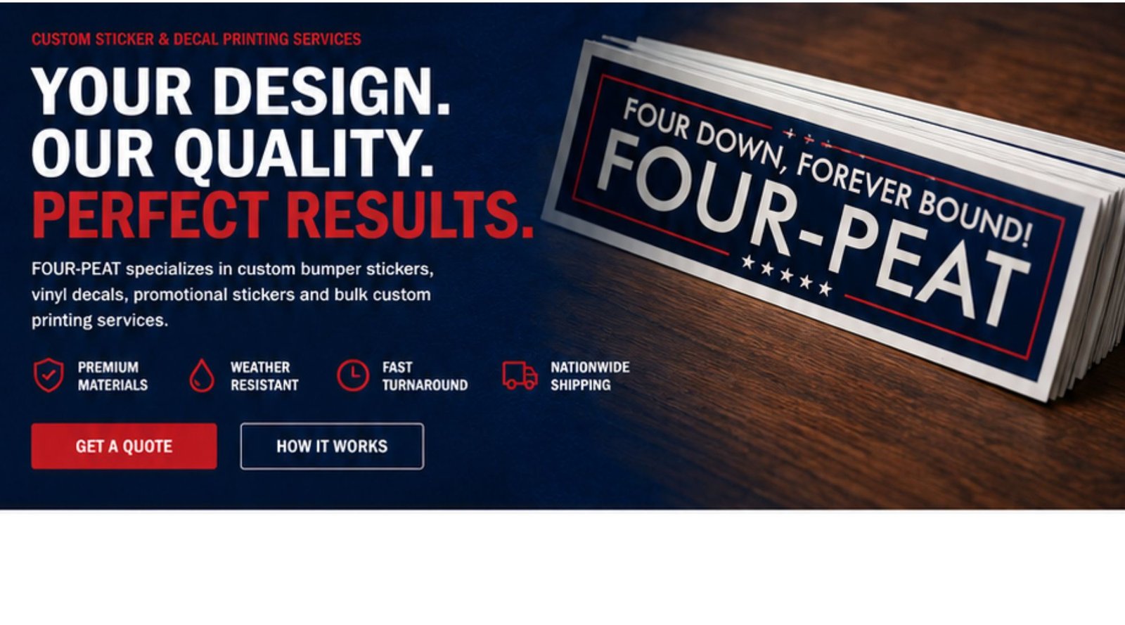 FOUR PEAT Custom Printing